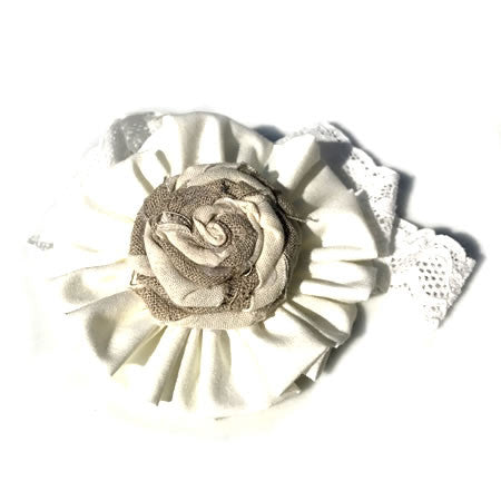 Twisty Rose Headband - Boutique Wedding Collection - Baby Hair UK