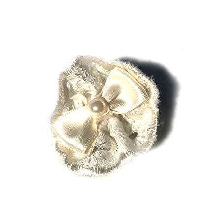 Broderie Anglaise Clip - Boutique Wedding Collection - Baby Hair UK