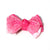 Knotted Pink Bow Clip