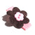 Felt Flower with Button Hair Clip - Hair Clip - Baby Hair UK