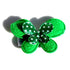 Christmas Green Layered Butterfly