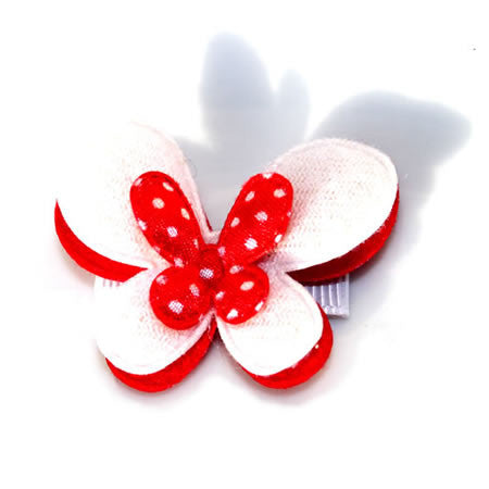 Christmas Red Triple Layered Butterfly - Christmas Collection - Baby Hair UK