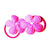 Polka Dot Flower Hair Bobbles - Hair Bobbles - Baby Hair UK