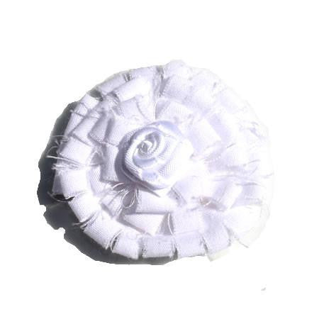 Shabby Chic Flower Hair Clip - Boutique Wedding Collection - Baby Hair UK