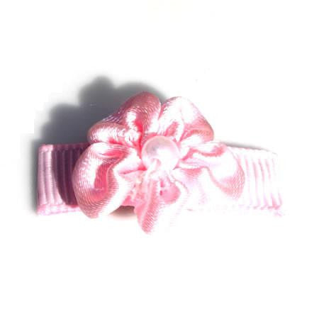 Mini Satin Pearl Flower Hair Clip - Hair Clip - Baby Hair UK