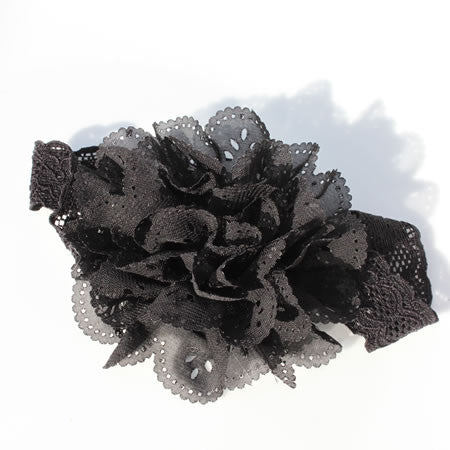 Ruffle Flower Headband - Headbands - Baby Hair UK