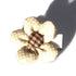 Large Polka Dot Cushioned Flower Hair Clip