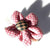 Large Polka Dot Cushioned Flower Hair Clip - Hair Clip - Baby Hair UK