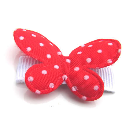Polka Dot Butterfly Hair Clip - Hair Clip - Baby Hair UK